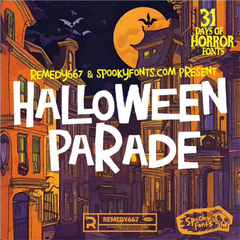 Halloween Parade - Spooky Fonts